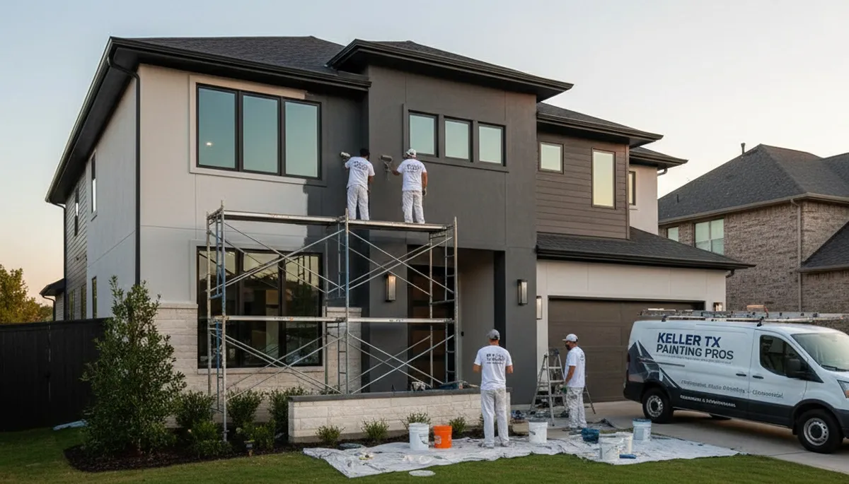 Professional house painters in Dallas TX providing expert exterior and interior painting services