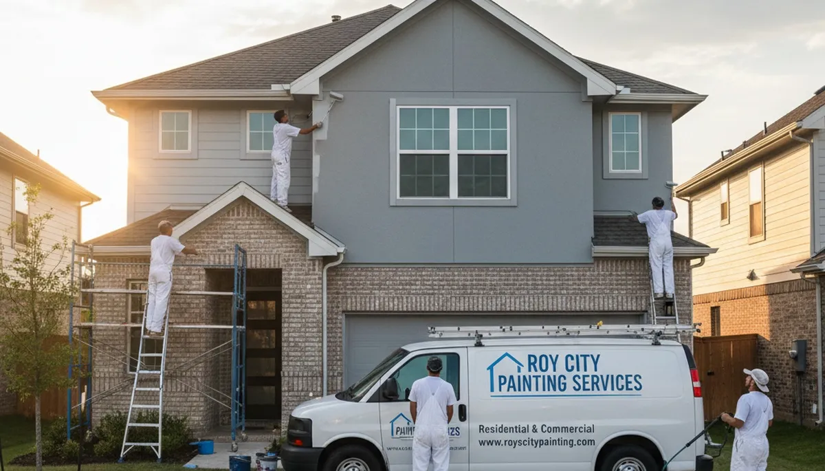 Professional house painters in Dallas TX providing expert residential exterior painting services